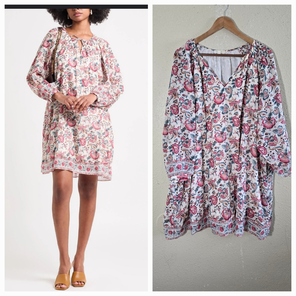 Louise Misha Janice  Floral Long Sleeve Dress